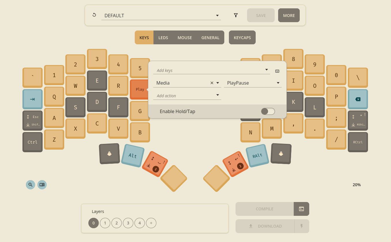 Keyboard configurator