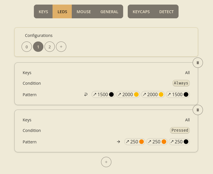 LEDs configurator